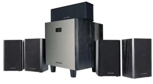 Microlab HTS800 Home Theater System 180W, Bluetooth, LED Screen, Aux, USB, DVD5.1, Optical, HDMI, FM