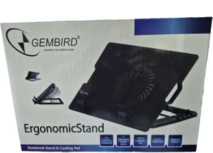 DEEPCOOL N2000IV** Gembird hladnjak za laptop, 15-17 180mm Fan-CONTROL, 2xUSB, 365x265mm, Ergo Stand(599)