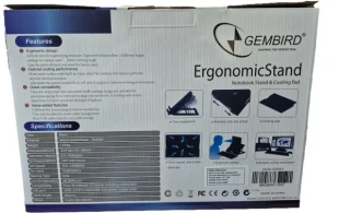 DEEPCOOL N2000IV** Gembird hladnjak za laptop, 15-17 180mm Fan-CONTROL, 2xUSB, 365x265mm, Ergo Stand(599)