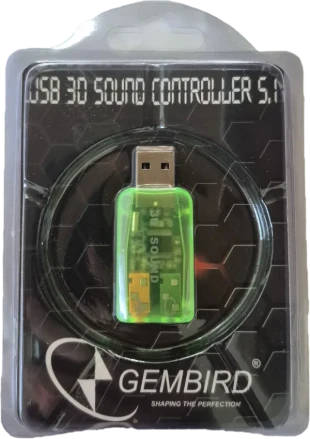 CMP-SOUNDUSB13 ** Gembird USB 5.1 3D zvucna karta, zamenjuje audio kontrolor u PC (223)