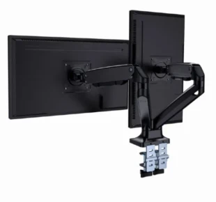 MA-DA2-03 Gembird Podesivi stoni drzac Full-motion za dva monitora, tilt, 17-35 max.2x10kg FO