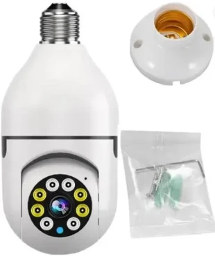 GEMBIRD CAM-IP3MP-Q8 GMB kamera 3 mpix microSD iCSee xmeye pro app Two-way voice 3,6mm ZA SIJALICNO GRLO E27