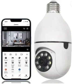 GEMBIRD CAM-IP3MP-Q8 GMB kamera 3 mpix microSD iCSee xmeye pro app Two-way voice 3,6mm ZA SIJALICNO GRLO E27