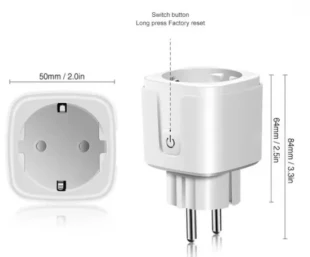 GEMBIRD SMART-MON16A GMB Power Energy merac potrosnje struje gateway SmartLife, Tuya wifi smart 16A