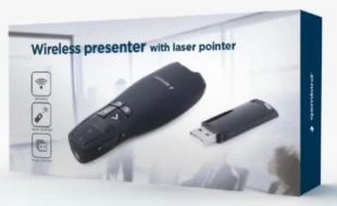WP-L-12 Gembird Wireless prezenter, laser pointer