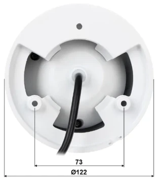 Dahua Kamera HAC-HDW1200TQ-0280B-S6 2 MP, Smart IC domet do 40m, Starlight, Lite serija, 2.8mm, IP67