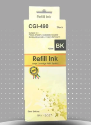 SINOCOPY INKJET GI-490 Dopuna Black SINO boja bocica sadrži 130 ml mastila za Canon CNIJ490SC