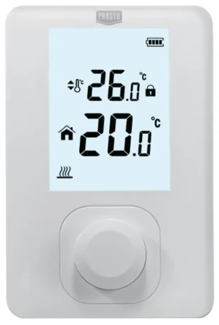 PROSTO Sobni zicni termostat sa okretnim dugmetom