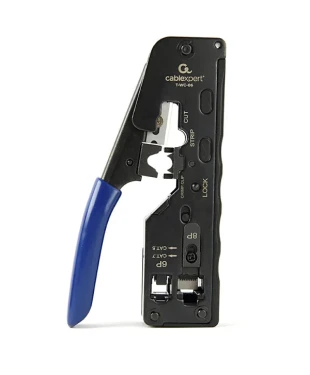 GEMBIRD T-WC-06 Gembird Klesta za krimpovanje CAT.7 LAN pass-through plug, 8P8C, 6P6C, blue