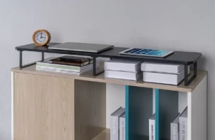 MS-TABLE2-01 Gembird postolje za dva monitora 1000x260x122mm