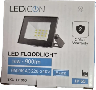 LEDICON LED REFLEKTOR 10W, 900lm, SMD, 6500K, IP65