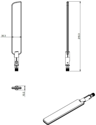 MikroTik HGO-LTE-W LoRa/LTE antena
