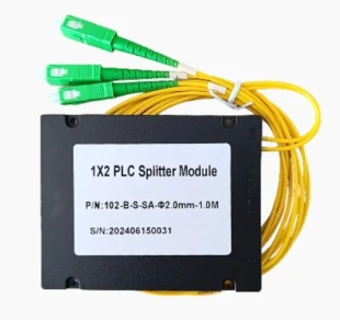 ABS PLC Splitter ExeLink 1x2 Optic Splitters SC/APC