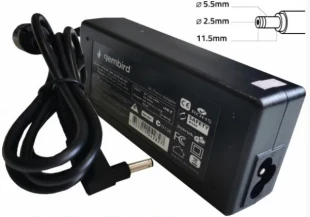 NPA65-190-3420 (AS12) Gembird punjac za laptop 65W-19V-3.42A, 5.5x2.5mm black (Alt=AS16)