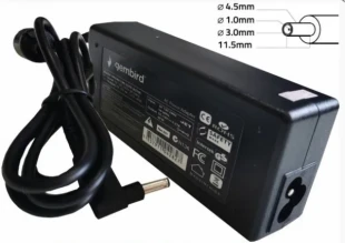 NPA45-195-2310 (DE05) Gembird punjac za laptop 45W-19.5V-2.31A, 4.5x3.0mm  Black PIN (Alt=DE07