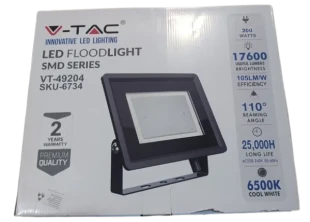 V-TAC LED REFLEKTOR 200W SMD 6500K 17600Lm, 400x33x333mm, 3KG, VT6734