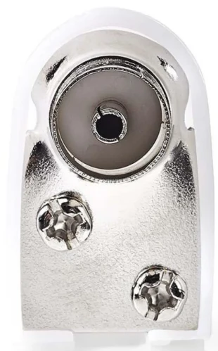 NEDIS CSGP40921WT, IEC (koaksijalni) konektor,Ugaoni,Ženski,75 oma, Preènik kabl. ulaza: 7,0 mm,Bela,1 kom