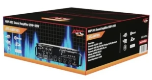 Audio pojacalo ATC AMP-301 2x25W, USB/SD/FM/MIC/Display/ECHO/Bluetooth, FM: 87.5MHz-108.5MHz, 4-16om