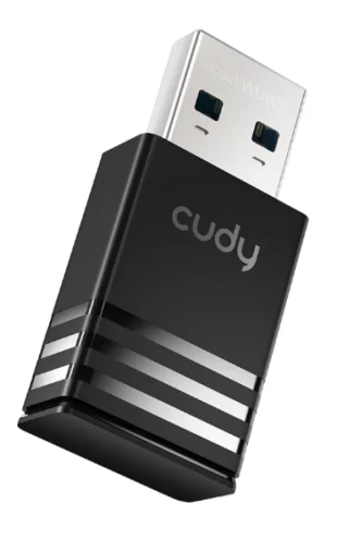 Cudy WU900, AX900 Dual-Band Wi-Fi 6 USB Adapter, 2.4 GHz,286 Mbps