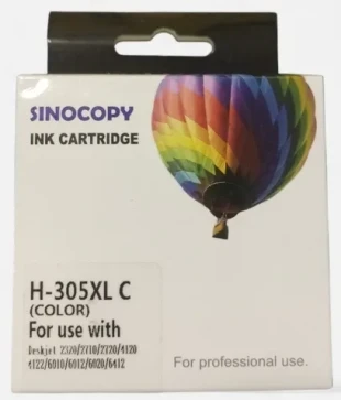 SINOCOPY INKJET ZA H 305XL CMY SINO C (Color) Deskjet 2320/2710/2720/4120/4122/6010/6012/6020/6412