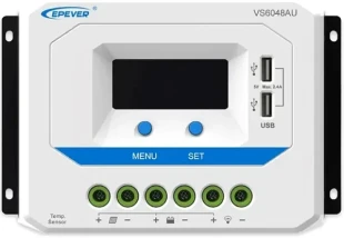 Epever Kontroler punjenja 60A 12/24/36/48V VS6048AU LCD,Beli