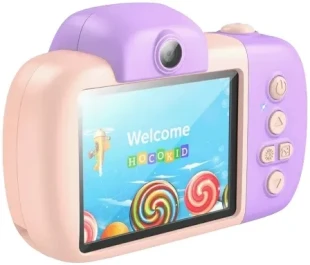 Hoco Decija kamera DV201 Pink 2 IPS LCD, 32 MPx, FullHD, miD,47g,USB-C