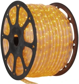 Svetlece LED crevo,36LED/m,13mm,2.45W,230V,IP44,zuto