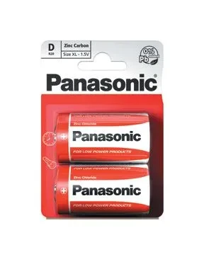 PANASONIC baterije R20RZ/2BP Zinc Carbon