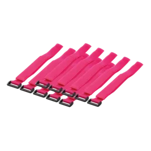 Logilink čičak trakice za vezivanje kablova 500x20mm, 10kom, pink