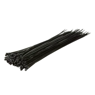 LogiLink Vezice 100 kom, 400 x 4.4mm, crna