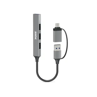 HUB Port Designs USB-C / USB-A  to 4 USB-A ports 480 Mbps SLIM