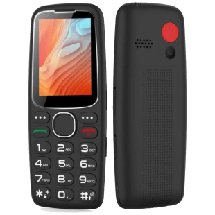 Mobilni telefon Meanit Senior 10 plus crni