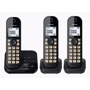 Bežicni telefon Panasonic KX-TGC463GB sa tri slušalice i sekretaricom