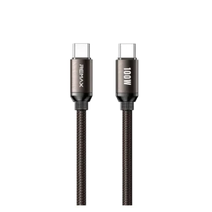 Kabl USB Tip C-Tip C Remax 100W/1.2m/braon