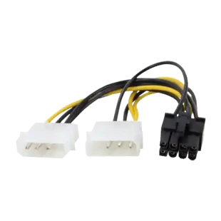 Kabl za napajanje VGA 8 pina na 2 x Molex Linkom