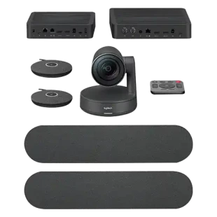 Web kamera za konferencijske razgovore Logitech Rally Plus Ultra-HD Crna