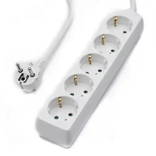 Produžni kabal sa 5 utičnica KETTZ 1.5mm2 KT-PK05A-2M 2m