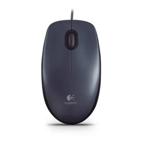 LOGITECH M90 Corded Mouse - GREY - USB - EWR2 Slika 1