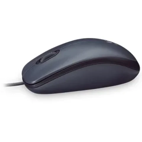 LOGITECH M90 Corded Mouse - GREY - USB - EWR2 Slika 2