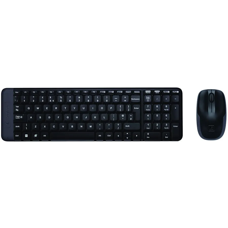 LOGITECH MK220 Wireless Combo - BLACK - US INT'L EER Slika 1
