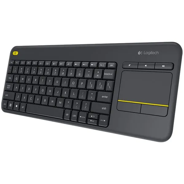 LOGITECH K400 Plus Wireless Touch Keyboard - BLACK - HRV-SLV-SRB Slika 1