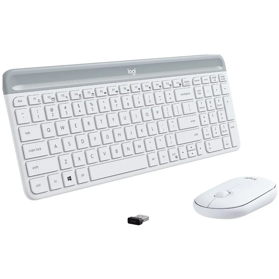 LOGITECH MK470 Slim Wireless Combo - OFF-WHITE - US INT'L Slika 1