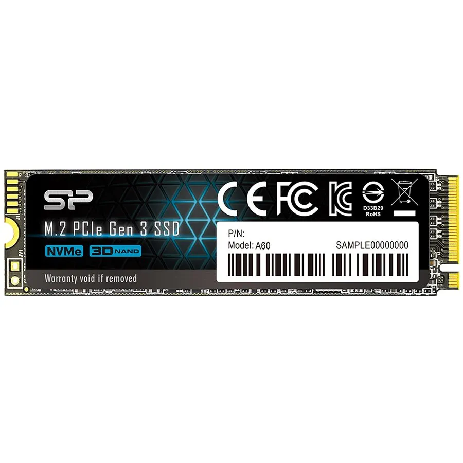 Silicon Power SSD P34A60 512GB M.2, 2280, PCIe 4.0 x4, Read/Write: 2200 / 1600 MB/s Slika 1