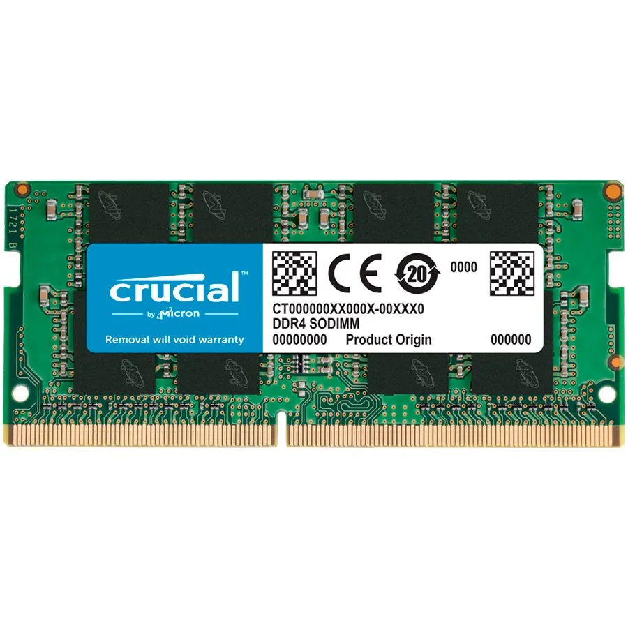 Crucial 16GB DDR4-3200 SODIMM CL22 (8Gbit/16Gbit) Slika 1