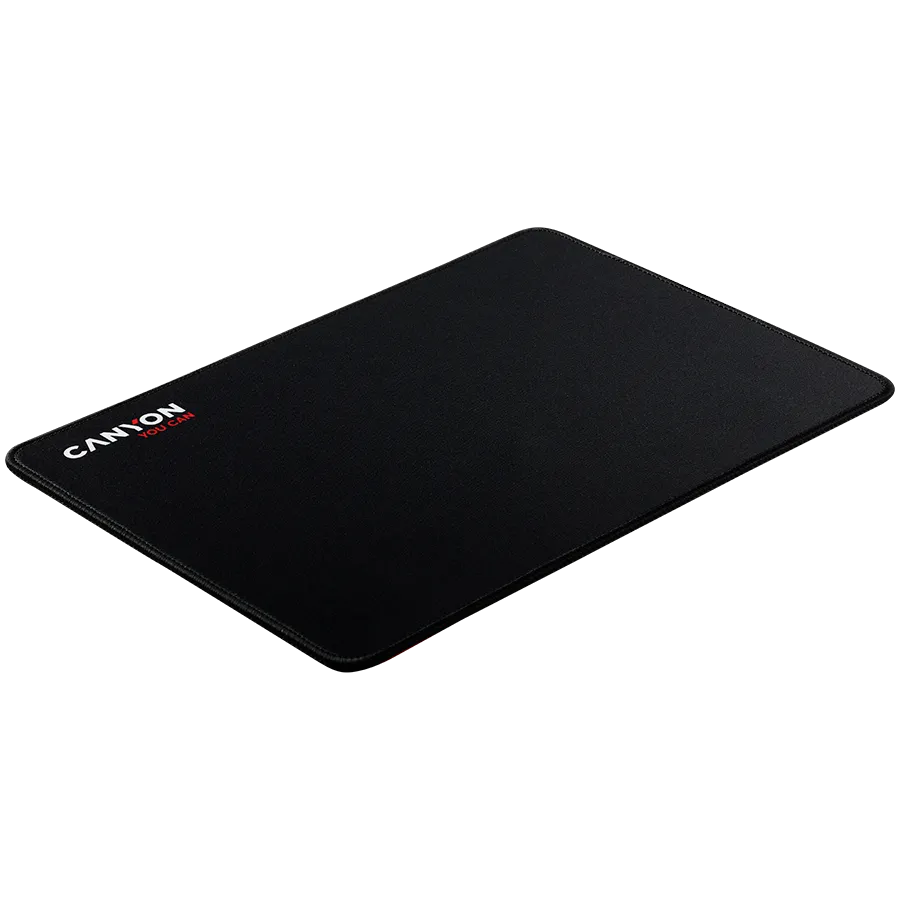 CANYON MP-4, Mouse pad,350X250X3MM,Multipandex,fully black with our logo (non gaming),blister cardboard Slika 2