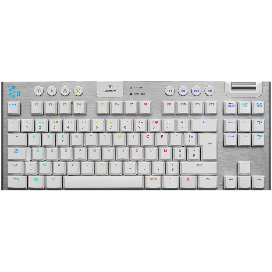 LOGITECH G915 TKL LIGHTSPEED Wireless Mechanical Gaming Keyboard - WHITE - US INT'L - TACTILE Slika 1