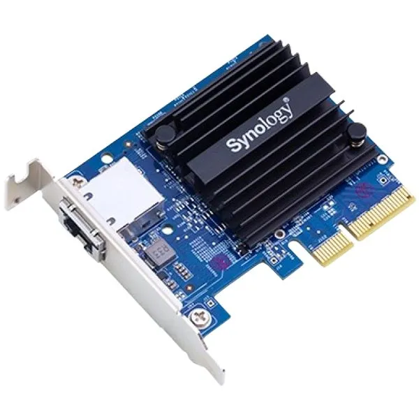 Synology E10G18-T1 Single-port, high-speed 10GBASE-T/NBASE-T add-in card for Synology servers, PCIe 3.0 x4, Low Profile and Full Height Bracket, 5 years warranty Slika 1