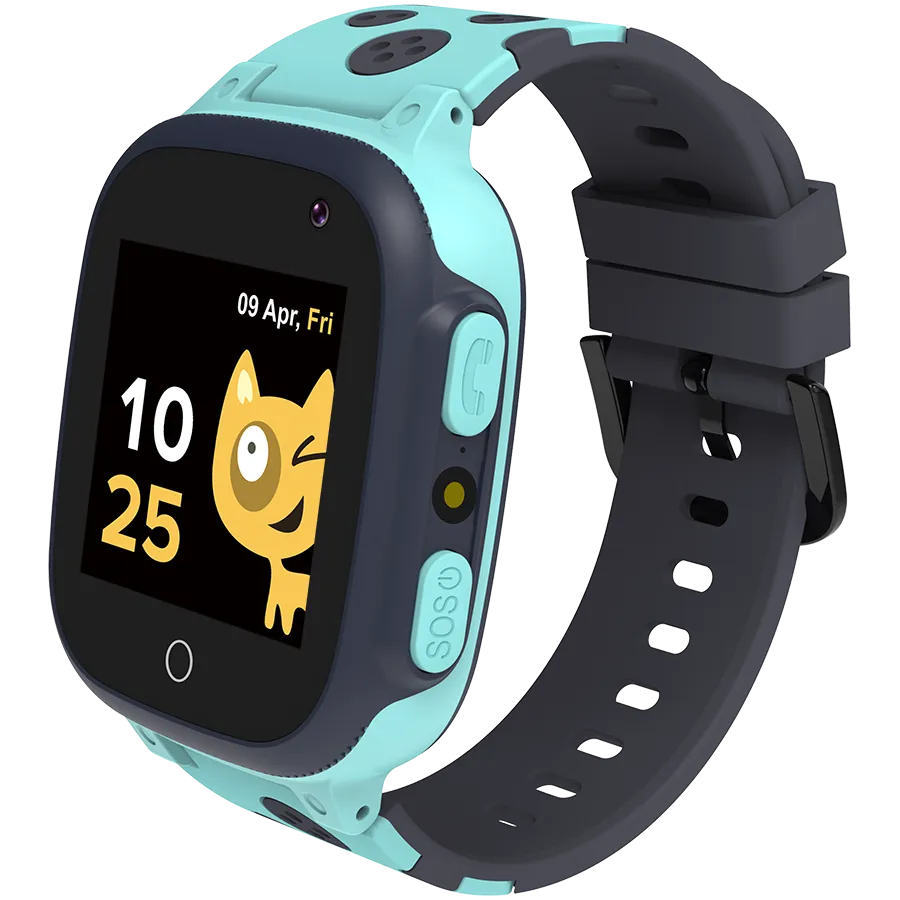 CANYON Sandy KW-34, Kids smartwatch, 1.44 inch colorful screen, GPS function, Nano SIM card, 32+32MB, GSM(850/900/1800/1900MHz), 400mAh battery, compatibility with iOS and android, Blue, host: 52.9*40.3*14.8mm, strap: 230*20mm, 42g Slika 2