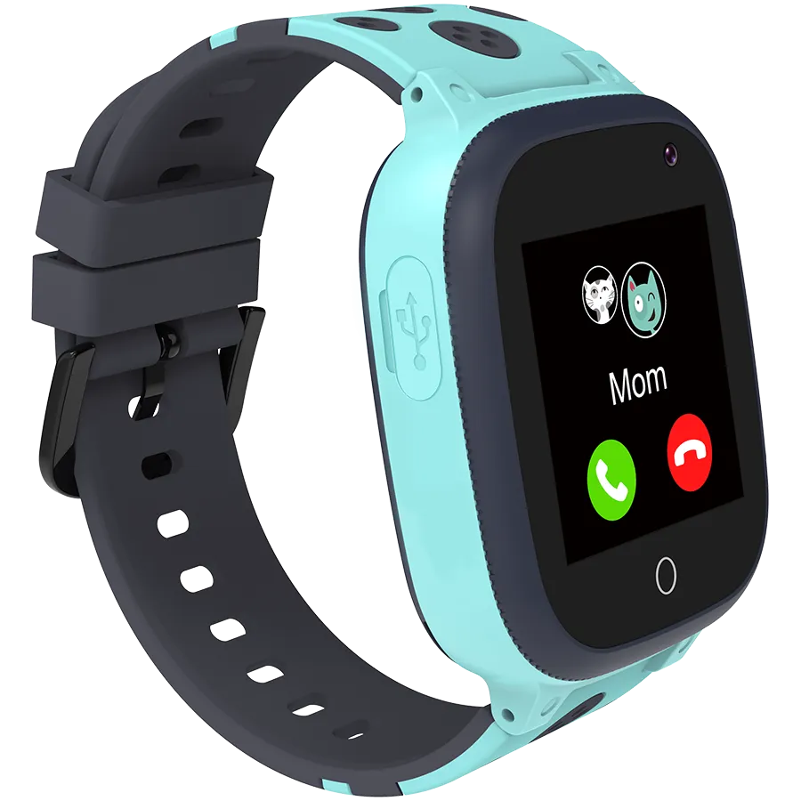 CANYON Sandy KW-34, Kids smartwatch, 1.44 inch colorful screen, GPS function, Nano SIM card, 32+32MB, GSM(850/900/1800/1900MHz), 400mAh battery, compatibility with iOS and android, Blue, host: 52.9*40.3*14.8mm, strap: 230*20mm, 42g Slika 3