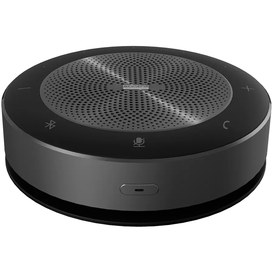 Prestigio Solutions Video Conferencing Speakerphone Alpha: 5W, 6 mic, 5m (Radius), Wireless charging, Connection via USB Type-C, AUX or BT4.2+EDR Slika 1